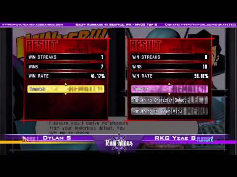 Salty Runback 4 MvC3 Singles Top 8 - Dylan S vs RKG Yzae B - LSF