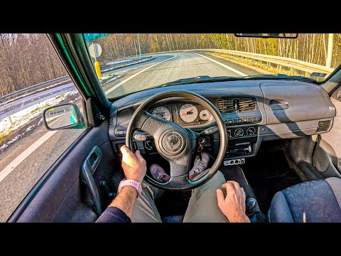 1996 Skoda Felicia (1.3 | 54 hp) | POV Test Drive #2623 | Joe Black