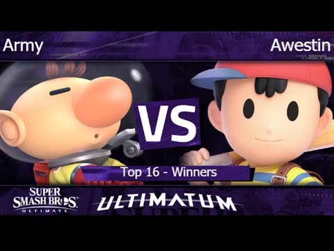 Ultimatum  - GBSG SM | Army (Olimar) vs FX | Awestin (Ness) Top 16 - Winners - SSBU