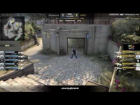 WCA 2017 APAC Qualification CSGO Group Stage Grayhound vs NSPR bo1 de overpass