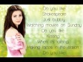 Miranda Cosgrove - Shakespeare Lyrics 