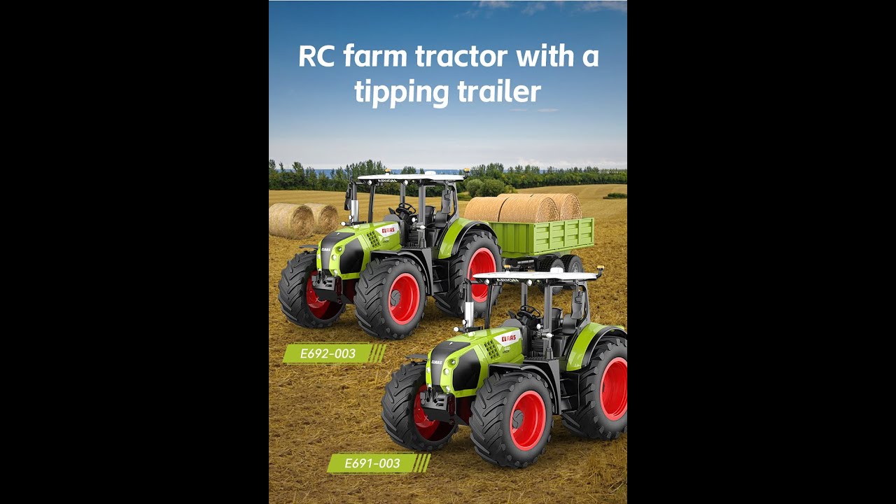 RC traktor Claas Arion 660 s vozíkem 1:16