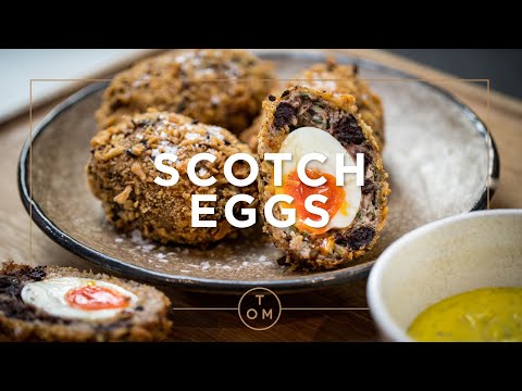 Cooking Proper Classics with Tom Kerridge: Black Pudding Scotch Eggs Recipe