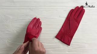 Video Перчатки лайковые мужские черные Alisa 05-39