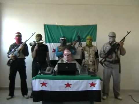 بيان تشكيل كتيبة شهداء سوريا الأحرار في اللجاة في ريف درعا