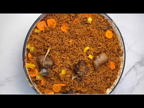 AUTHENTIC GHANA JOLLOF RECIPE ( How to get the perfect Jollof rice )