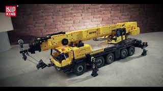 Mould King 17074 Červený autojeřáb R/C LTM 1110