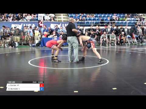 Junior FS 132 Round of 128 - Jackson Currier (MT) vs. Dylan Burnoski (IL)