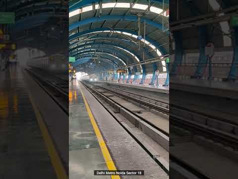Estação de Metrô Delhi Noida Setor 18 #Shorts