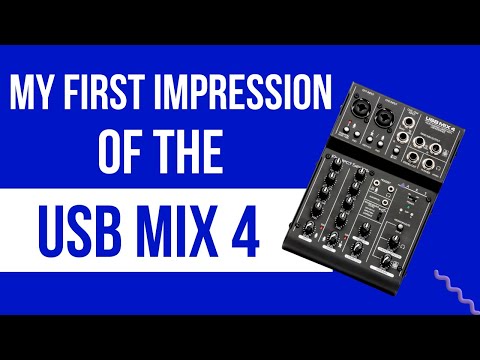 My First Impressions Of The Art USB Mix 4
