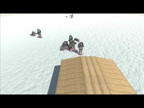 8 Water Buffalo snow vs all units - Animal Revolt Battle Simulator