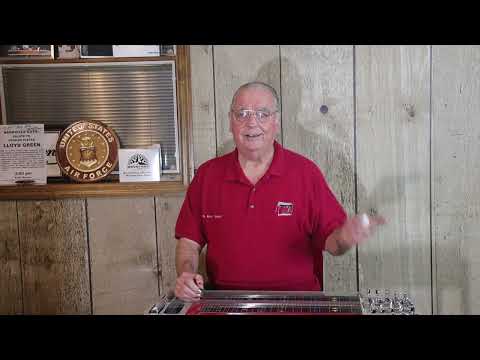 The basic starting point in learning pedal steel---Step #1