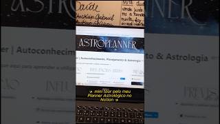 ✨ mini tour pelo meu PLANNER ASTROLÓGICO no #notion ✨