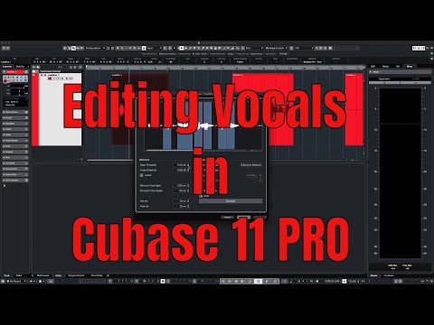 Basic Vocal Editing in Cubase 11 PRO - Part 1