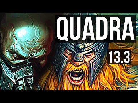 URGOT vs OLAF (TOP) | Quadra, Rank 7 Urgot, 900+ games, 1.2M mastery, Dominating | KR Master | 13.3