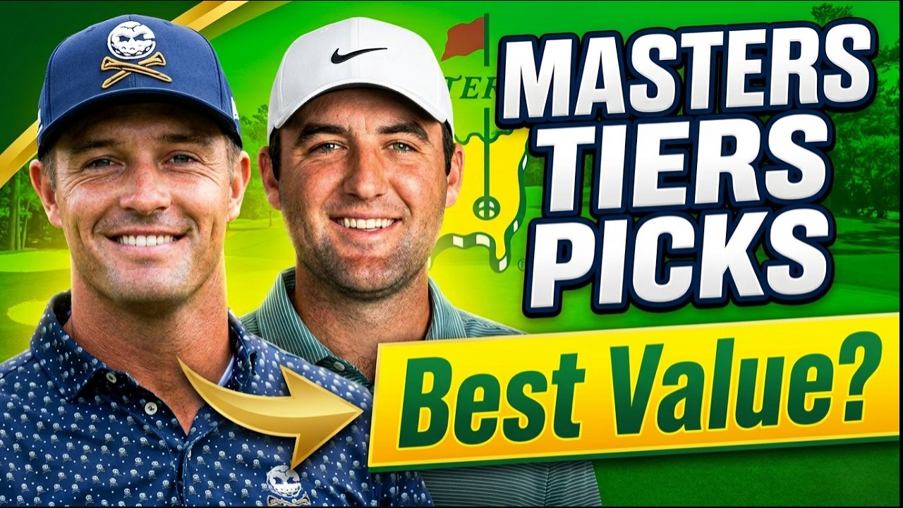 2026 Masters Pool Picks: Tier Breakdown, Value Spots & Sleepers