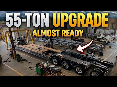 Heavy Haul Upgrade: 55-Ton RGN Lowboy Trailer Build (￼Almost Ready)