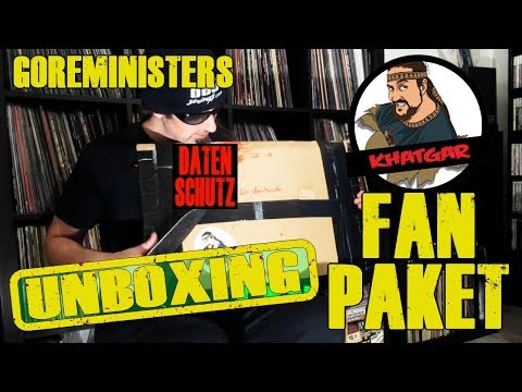 Goreminister packt aus l Fanpaket #1 von Khatgar | Unboxing