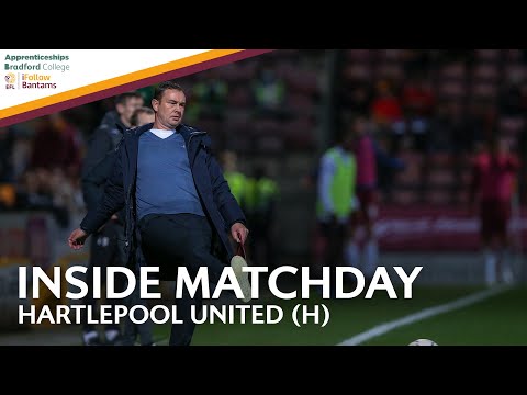 INSIDE MATCHDAY: Bradford City v Hartlepool United