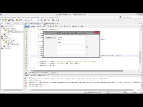 Schieberegler, Listen- und Kombinationsfelder nutzen | Programmieren lernen mit Java