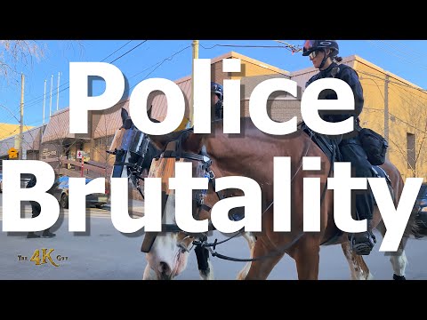 Canada: COBP annual protest against police violence raw footage...