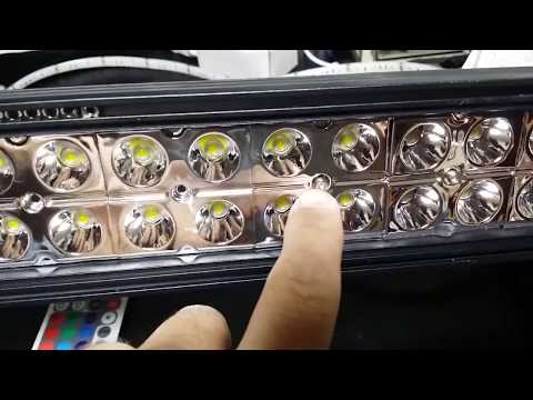 HOW TO add LED BAR Backlighting RGB and color changing options to your LED light bar.