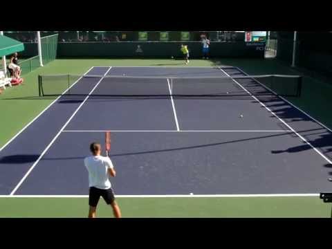 Alexandr Dolgopolov Practice 2015 BNP Paribas Open Indian Wells