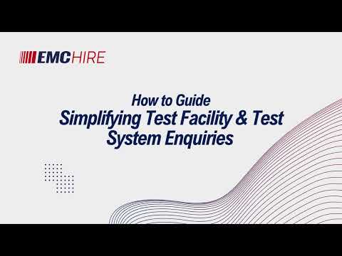 How to Submit a Test System or Test Facility Enquiry