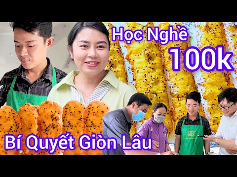 Chính Chủ CHUỐI CHIÊN GIA PHÁT dạy nghề chỉ 100k tận tình hướng dẫn pha bột giòn lâu xốp ở