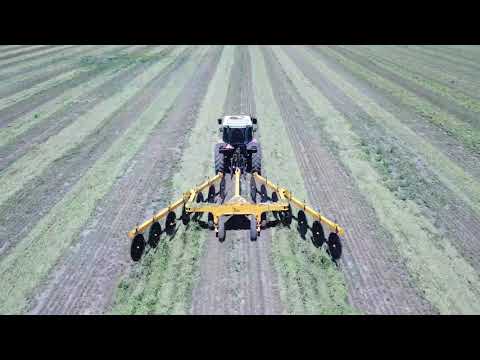 Fair 1400 3 in 1 Hay Rake - merge, fluff and turn all in one.