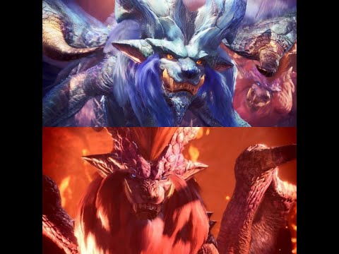 MHW: Teostra & Lunastra: Mount Theme Combined