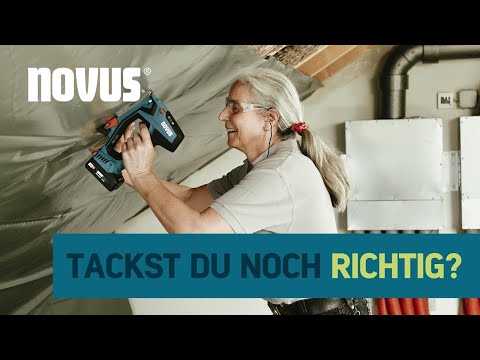 Novus Tacker - Tackst du noch richtig? 🔧 Vermeide Fehler beim Tackern!