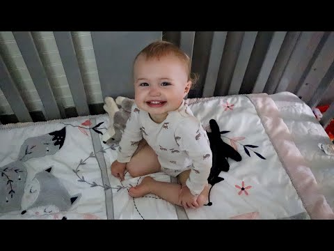 An Update on Baby Aubrey's Infection!! Baby is Very Curious About What Her Daddy is Building!!