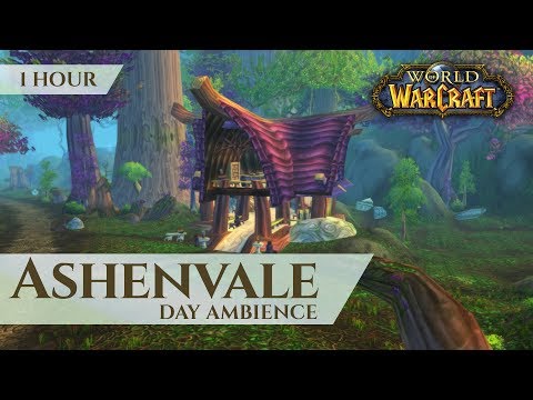 Vanilla Ashenvale - Day Ambience ASMR (1 hour, 4K, World of Warcraft Classic)