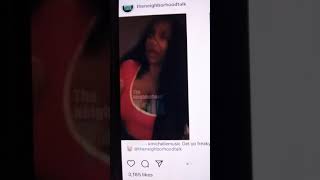 K. Michelle ex Gf goes off on her on instagram live