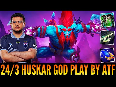 👉 ATF Is Real GOD With Huskar - No Problem To Beat Lina On Mid And Make RAMPAGE - Dota 2 Highlights