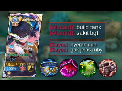 Ruby Build: Semi-Tank, Full Spell Vamp, Full Cooldown, and Unreasonable Damage