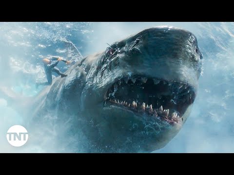 The Best Shark Attacks in Deep Blue Sea and The Meg Franchise [MASHUP] | TNT