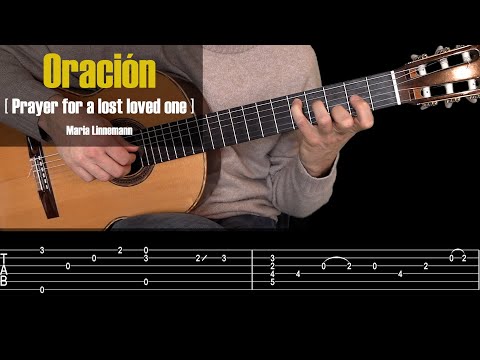 Oración (Prayer for a Lost Loved One) - Maria Linnemann. Guitar Tutorial + TAB