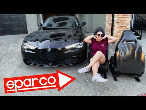Alfa Romeo Giulia Quadrifoglio Carbon SPARCO Seats !!!