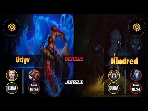 Jankos UDYR (Jungle) [Press the Attack] VS KINDRED - Challenger EUW Patch 10.24