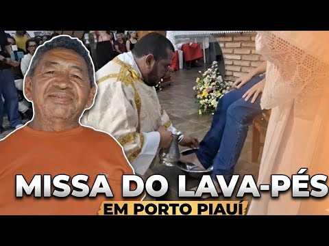 Missa do Lava-Pés em Porto Piauí 🙏 #portopi #piauí #missa 