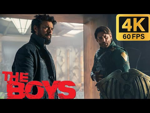 Homelander vs Soldier Boy and William Butcher Fight 4K 60FPS