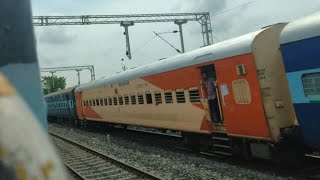 preview picture of video 'Brahmaputra Mail With Unusally Painted Coach Skips Sarobag With SGUJ WDP'