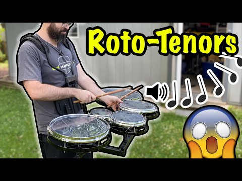 We Made Marching Roto-Toms (Roto Tenors)