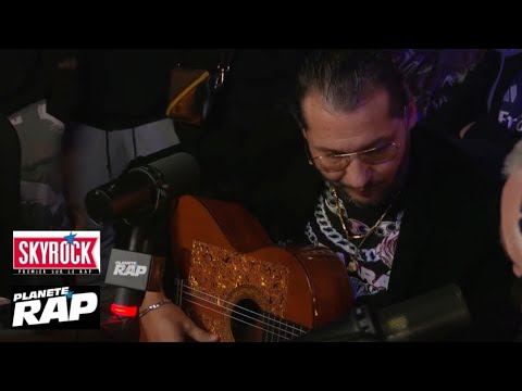 Le guitariste gitan El Yoni Ak 47 de Karmen fais trembler les murs en direct sur Skyrock Planète rap