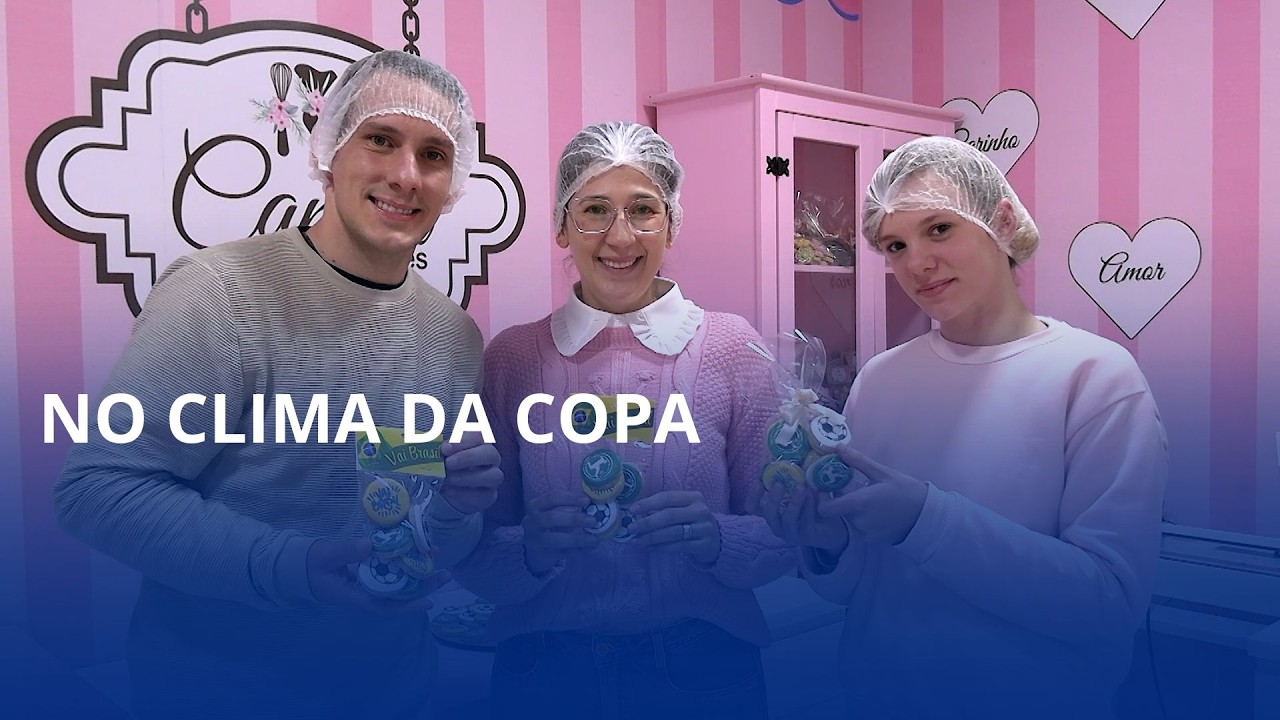 Copa do Mundo inspira confeitaria e transforma doces em arte em Trombudo Central