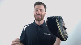 Video thumbnail: Mizuno MVP Prime 34'' Baseball Catcher's Mitt: GXC50PB3BC Black/Cherry