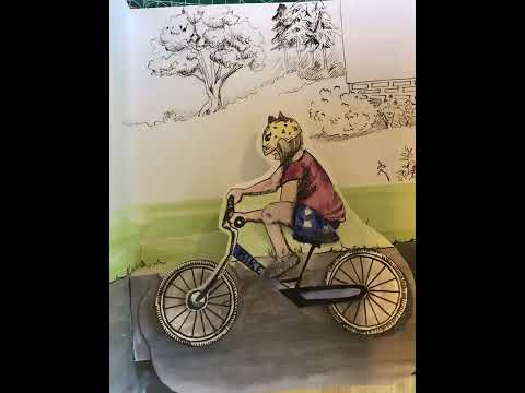 Pop-Up Book Bike Page