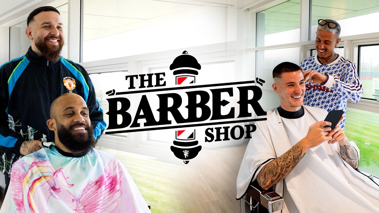 Mbeumo, Mazraoui, Šeško & Ugarte In The Chair! | The Barbershop: Ep 3 💈